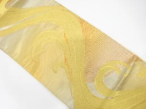 アンティーク　荒波模様織出し袋帯（材料）